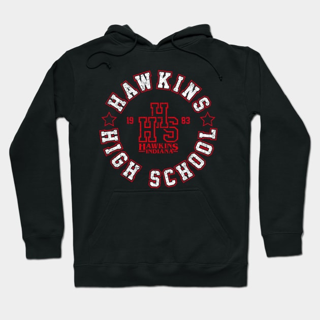 Hawkins High School Hoodie by cowyark rubbark